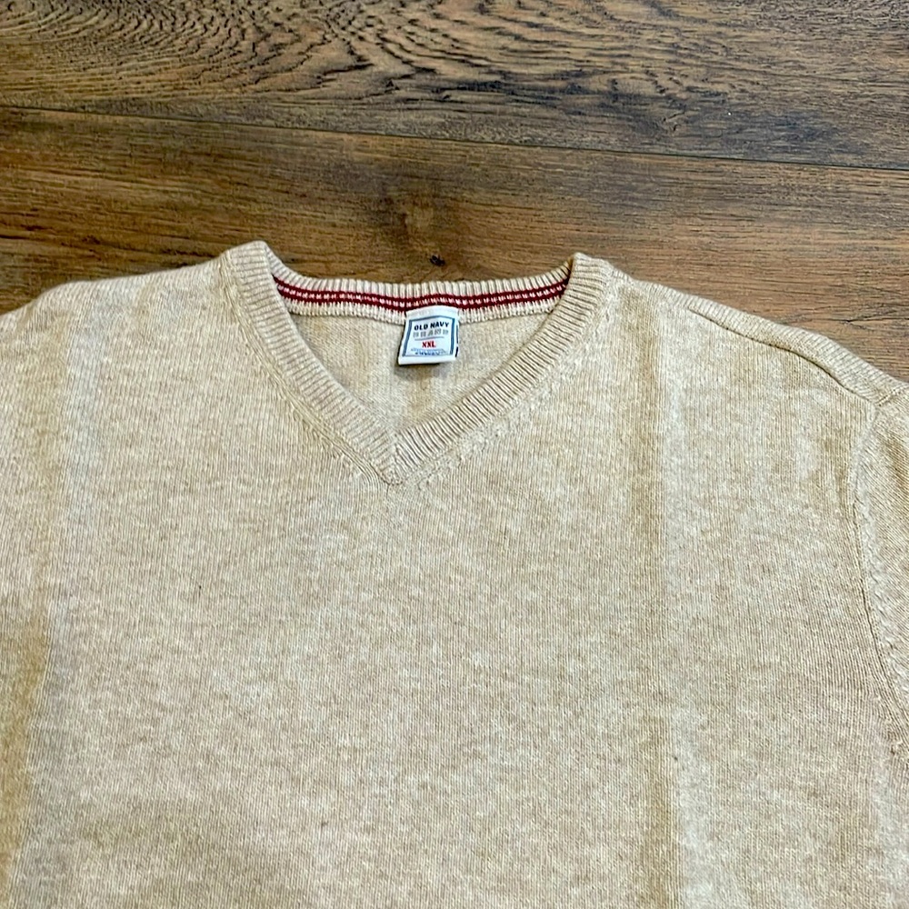 Old Navy vintage sweater XXL beige Y2K